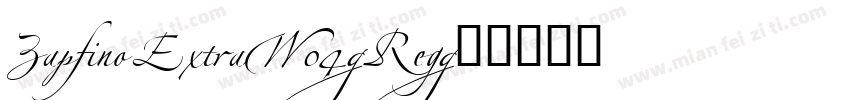 ZapfinoExtraW04-Reg字体转换