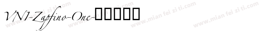 VNI-Zapfino-One字体转换