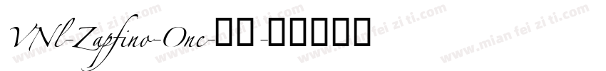 VNl-Zapfino-One-普通字体转换