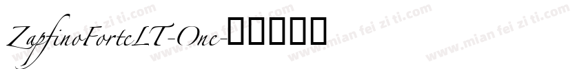 ZapfinoForteLT-One字体转换
