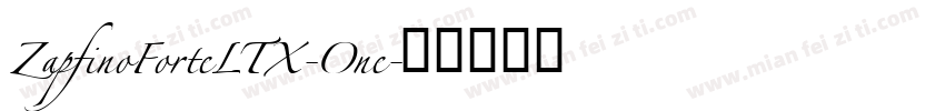 ZapfinoForteLTX-One字体转换