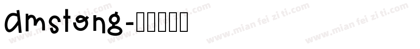 Amstong字体转换