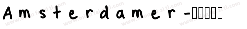 Amsterdamer字体转换