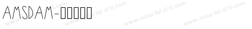 AMSDAM字体转换