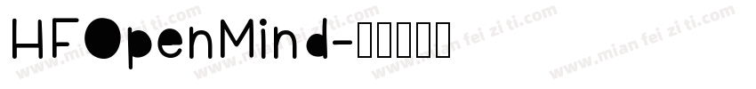 HFOpenMind字体转换