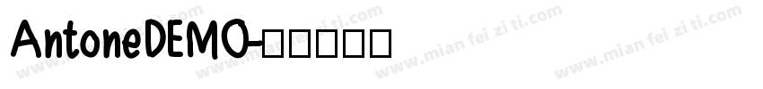 AntoneDEMO字体转换