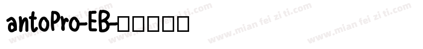 antoPro-EB字体转换
