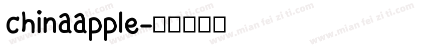 chinaapple字体转换