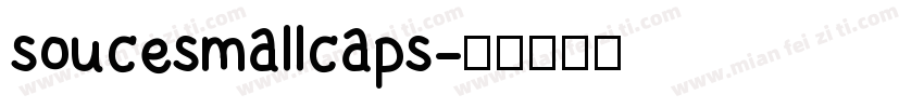 soucesmallcaps字体转换