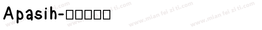 Apasih字体转换