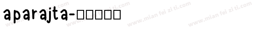 aparajta字体转换