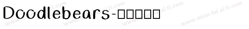 Doodlebears字体转换