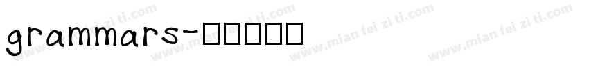 grammars字体转换