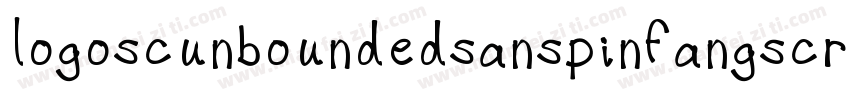 logoscunboundedsanspinfangscregular字体转换