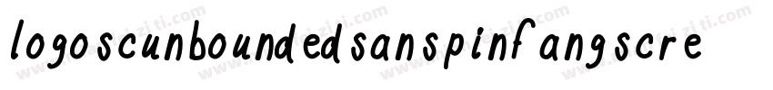 logoscunboundedsanspinfangscregular字体转换