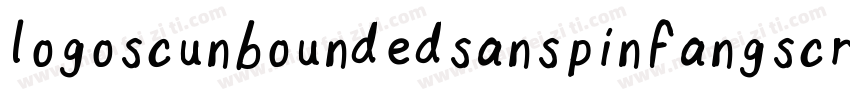 logoscunboundedsanspinfangscregular字体转换