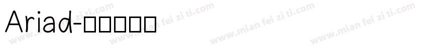 Ariad字体转换