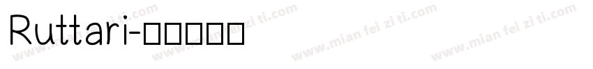 Ruttari字体转换