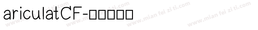 ariculatCF字体转换