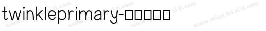 twinkleprimary字体转换