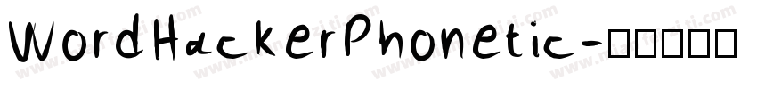 WordHackerPhonetic字体转换