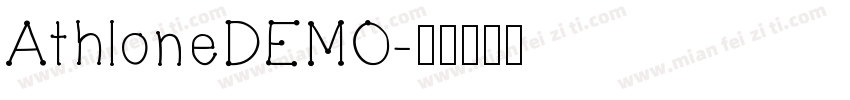 AthloneDEMO字体转换
