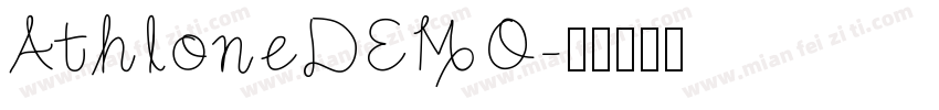 AthloneDEMO字体转换