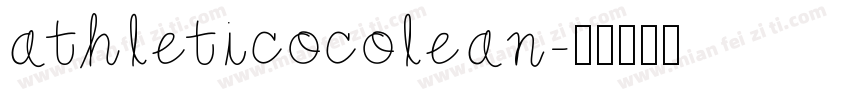 athleticocolean字体转换
