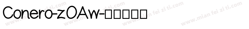 Conero-zOAw字体转换