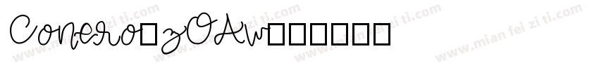 Conero-zOAw字体转换