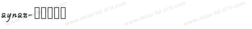 aynaz字体转换