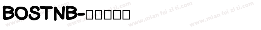 BOSTNB字体转换