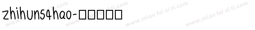 zhihun54hao字体转换