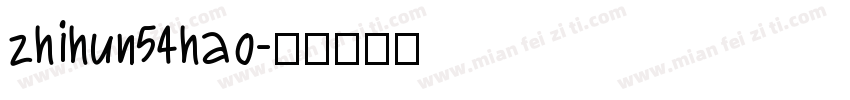 zhihun54hao字体转换