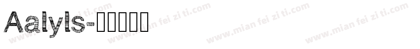 Aalyls字体转换