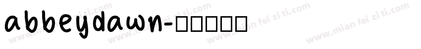 abbeydawn字体转换