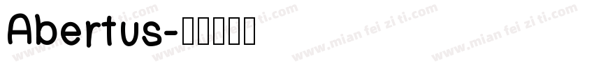 Abertus字体转换