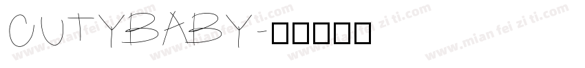 CUTYBABY字体转换