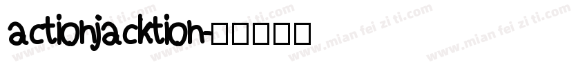 actionjacktion字体转换