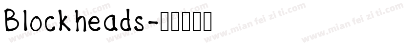 Blockheads字体转换