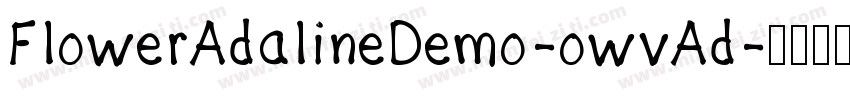 FlowerAdalineDemo-owvAd字体转换