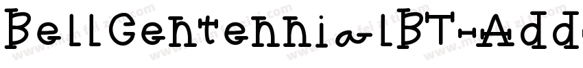 BellCentennialBT-Add字体转换