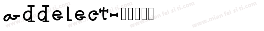 addelect字体转换