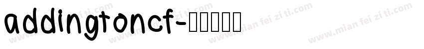 addingtoncf字体转换