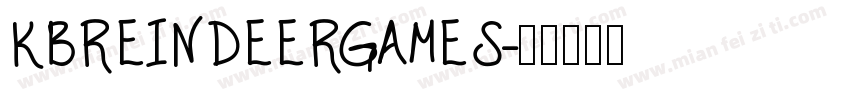 KBREINDEERGAMES字体转换