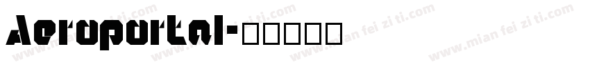 Aeroportal字体转换