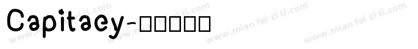 Capitaey字体转换