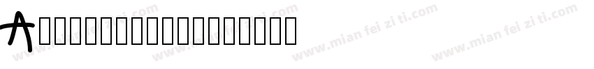 AG-Stencil_P字体转换