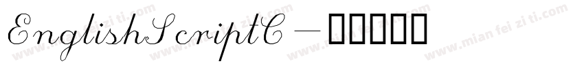 EnglishScriptC字体转换