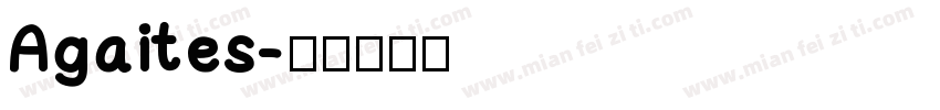 Agaites字体转换